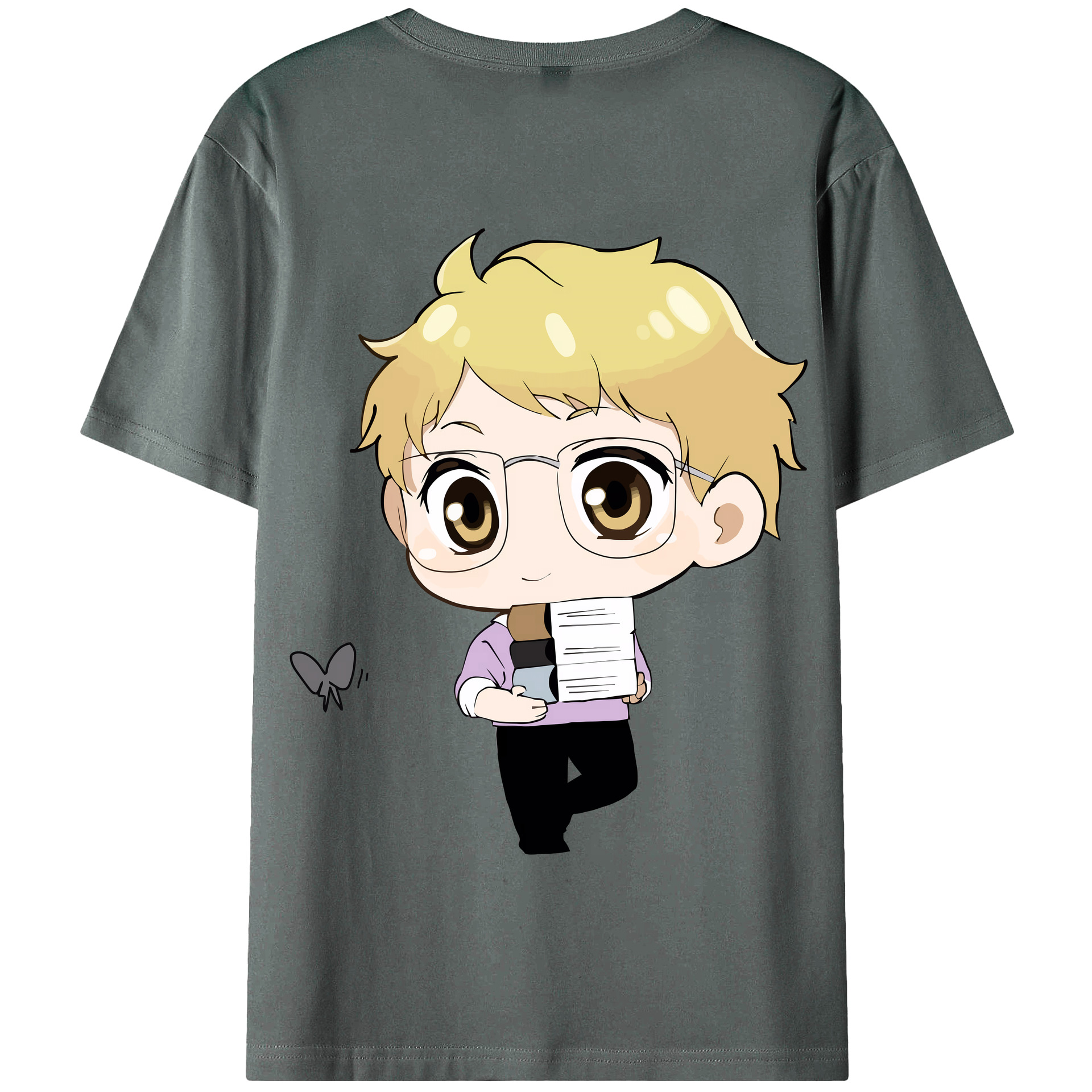 （画像用） ハイキュー!! Haikyu!! 綿100％半袖Tシャツ（背面プリント）